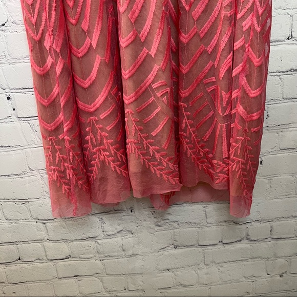 Rebel Wilson x Angels Embroidered Mesh Empire Waist Dress Confetti Size 1X NWT - Picture 10 of 13